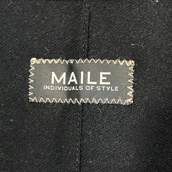 Scabal Black Wool Blazer Jacket Mens Size 54R Bespoke Made to Measure 3 Button - Picture 7 of 11